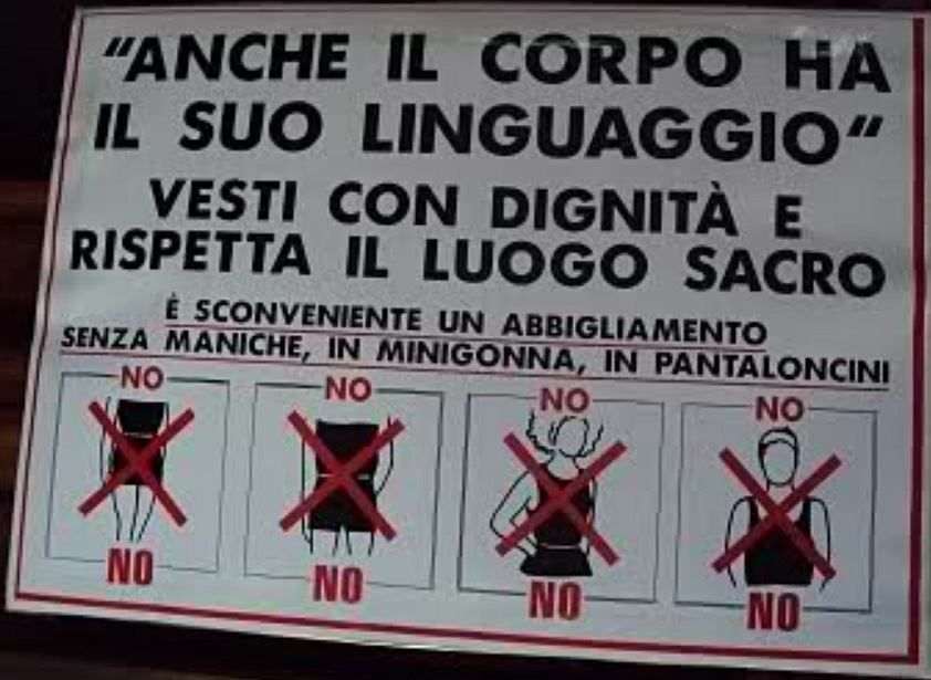 Italian Church Sign