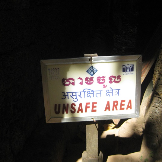Siem Reap Safety Sign