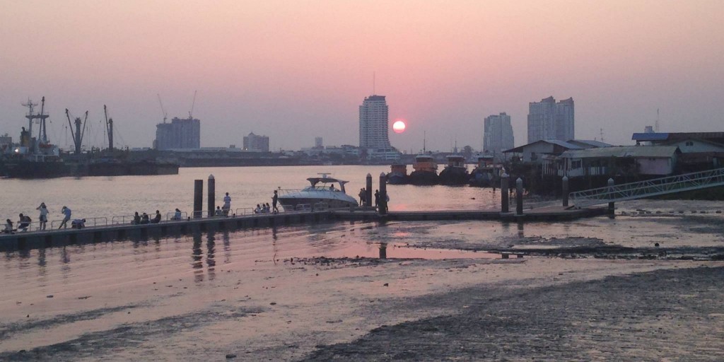 Bangkok River Sunset