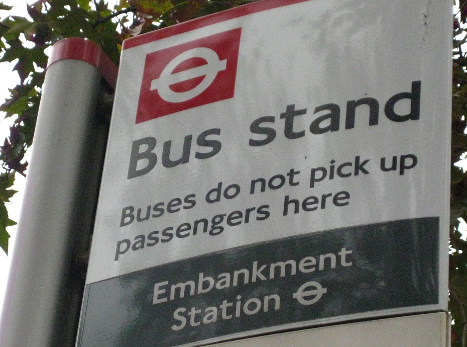 Bus Stand Sign