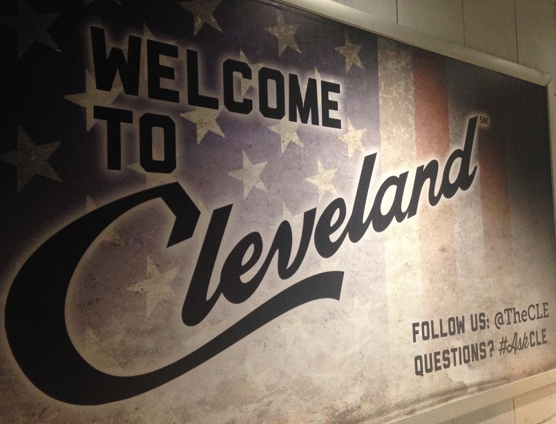 Cleveland Airport Sign