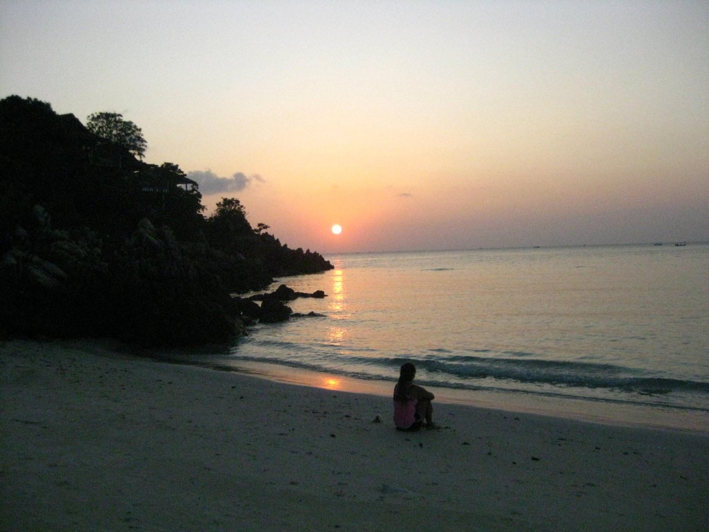 Haad Yao beach sunset